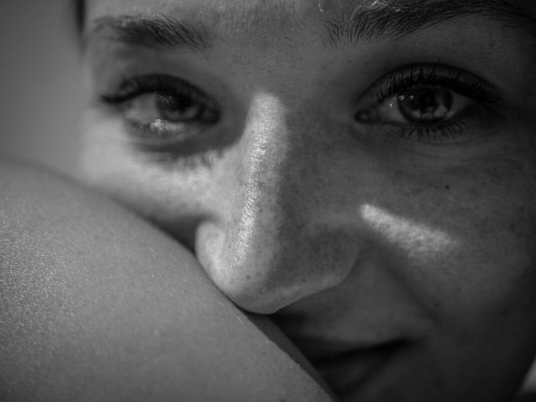 Portrait of a woman with a gentle smile