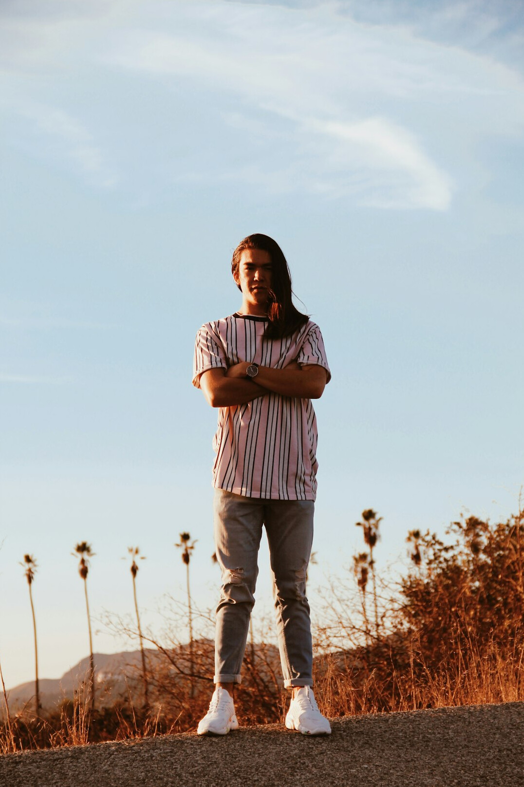 confident person standing tall