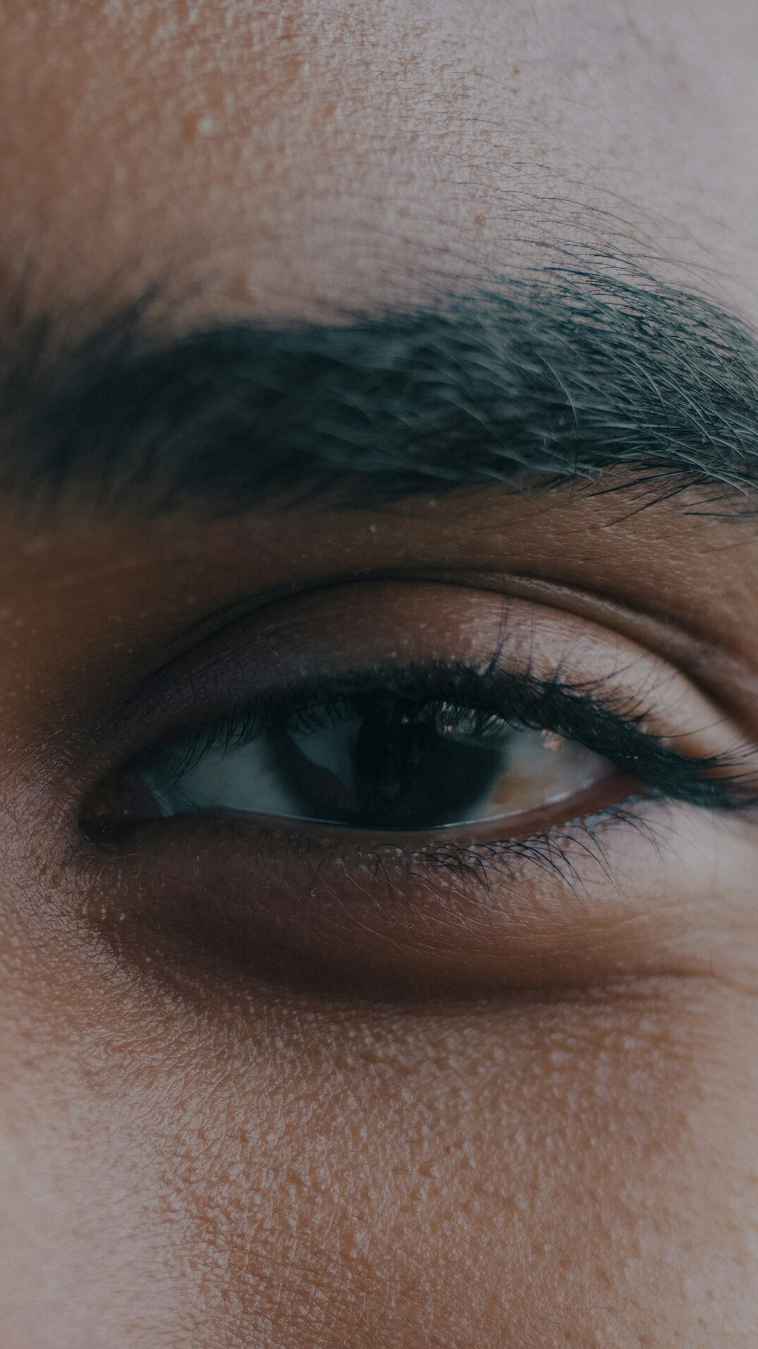 person making eye contact