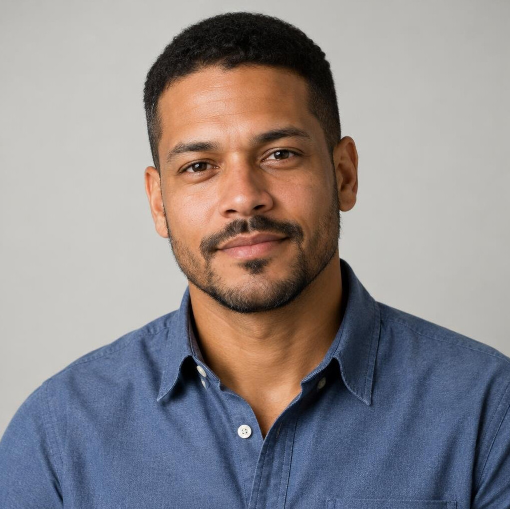 Portrait of a man in a casual shirt